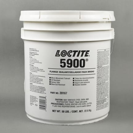 漢高樂(lè )泰 5900硅膠法蘭密封膠 黑色 50磅 桶裝