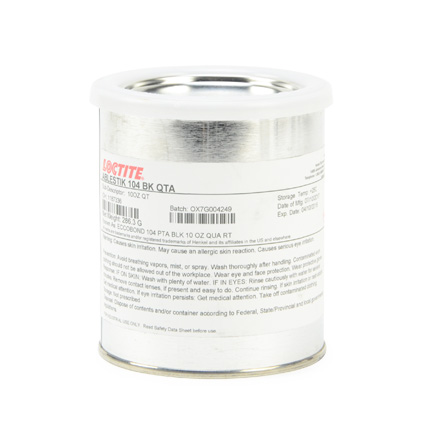 漢高樂(lè )泰 Ablestik 104環(huán)氧膠粘劑A部分 黑色 10盎司 罐裝